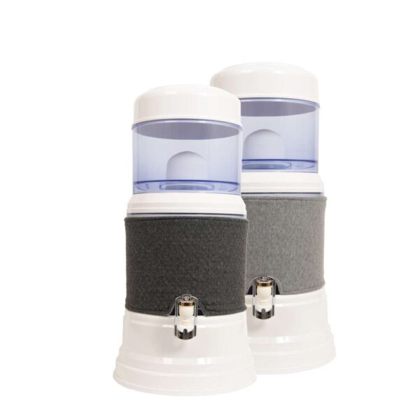 Housse de Protection pour Réservoir de Fontaine en Verre EVA 7L housse grise fonce grise