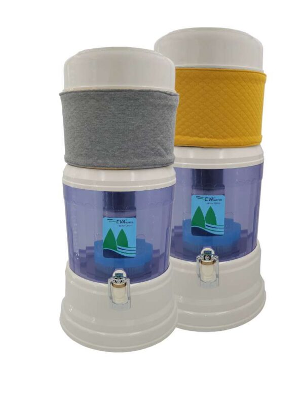 Housse de Protection pour Réservoir Supérieur Fontaine EVA 1200 housse fontaine EVA bac supérieur gris clair - jaune - 1200