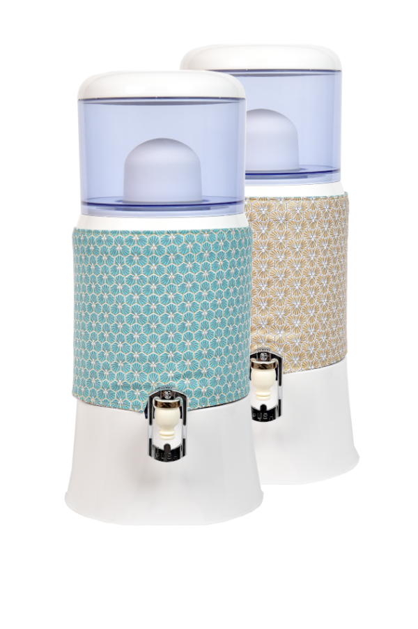 Housse pour cuve inférieure fontaine EVA 700 housse-bleu-et-grise-7-l